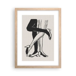 Plakát v rámu světlý dub - Ženský atribut - 30x40 cm