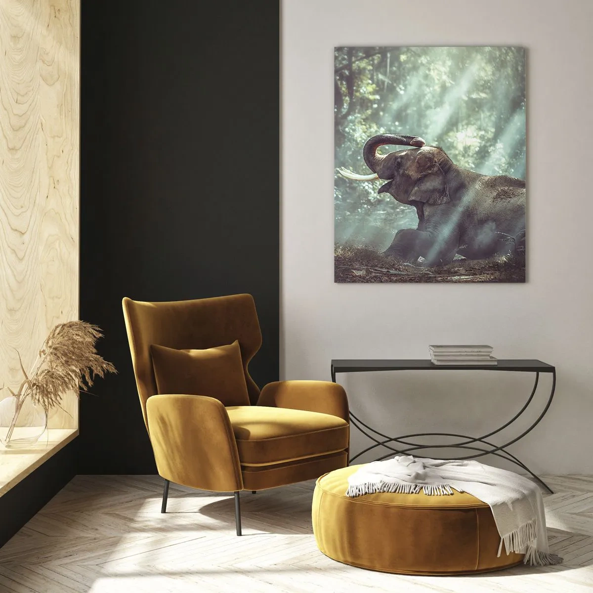 Obraz na skle - A poslouchej tohle… - 80x120 cm