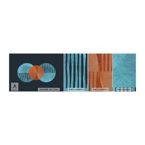 Fototapeta Vzorek Standard Eco - Symetrická kompozice - Abstrakce, Kus, Geometrický Vzor - 100x30 cm