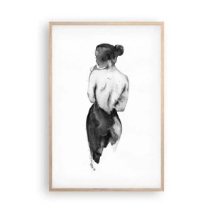 Plakát v rámu světlý dub - Mizející svět - 61x91 cm