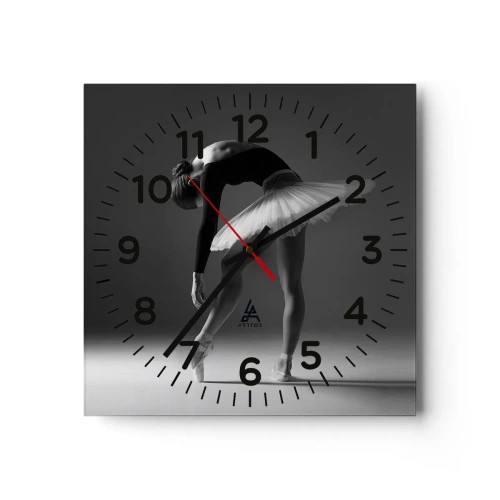 Nástěnné hodiny - Bella ballerina - 40x40 cm