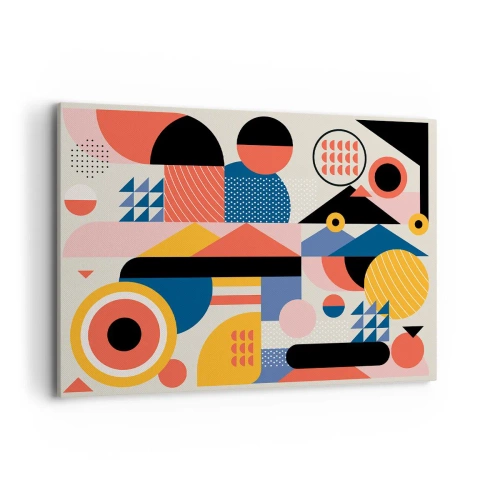 Obraz na plátně - Kompozice: pojďme si hrát - 100x70 cm