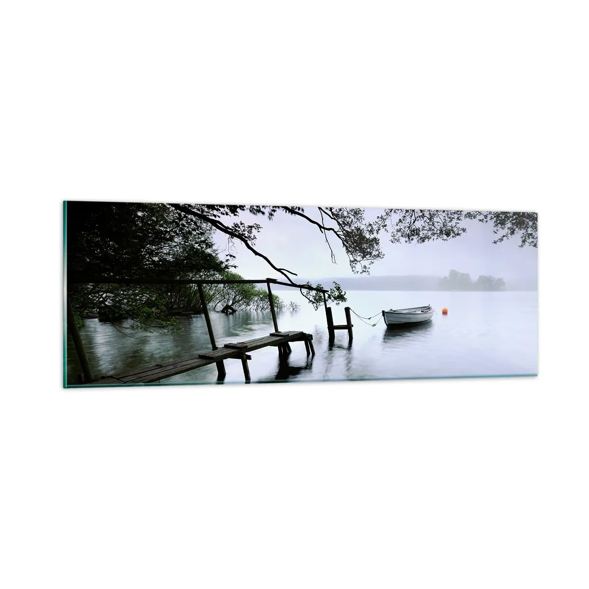 Obraz na skle - Už odpočíváš - 90x30 cm