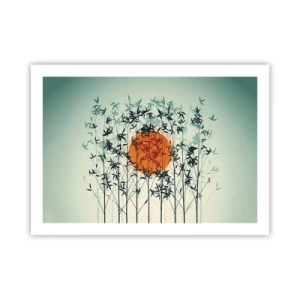 Plakát - Japonské slunce - 70x50 cm