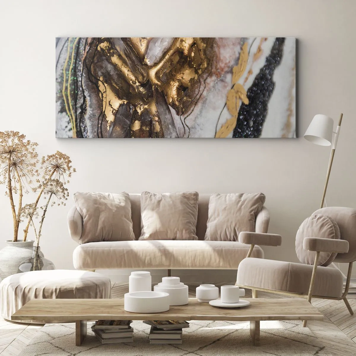 Obraz na plátně - Prvek země - 100x40 cm