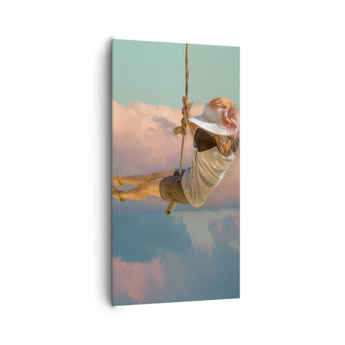 Obraz na plátně - Hra v oblacích - 65x120 cm