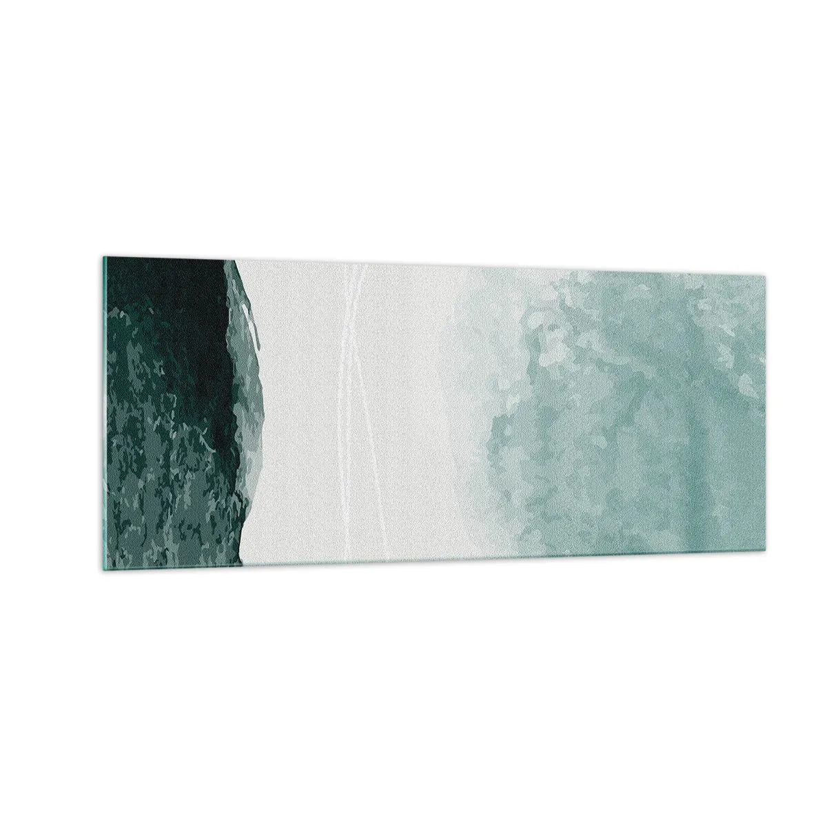 Obraz na skle - Setkání s mlhou - 100x40 cm
