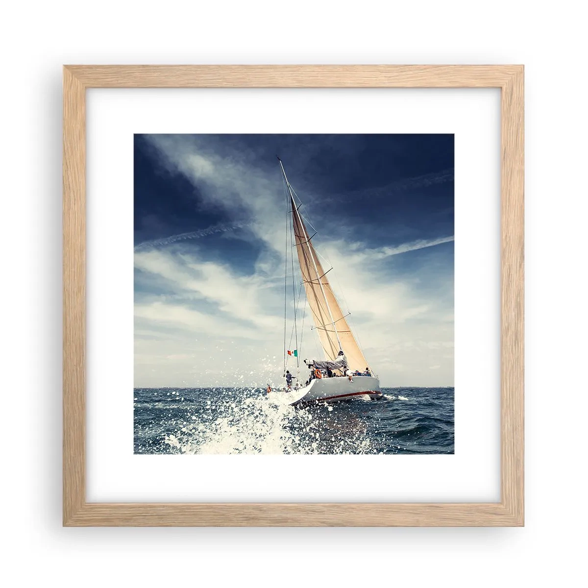 Plakát v rámu světlý dub - Nás nedohoní! - 30x30 cm