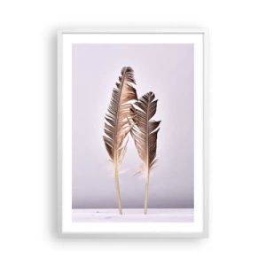 Plakát v bílém rámu - Proti nicotě - 50x70 cm