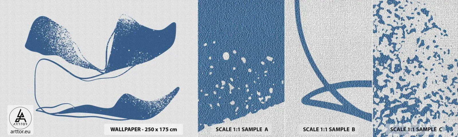 Vzor Fototapety Premium Canvas - Okřídlená abstrakce - Minimalismus, Abstrakce, Kus - 100x30 cm