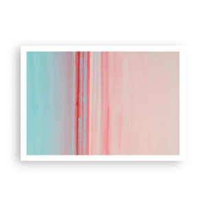 Plakát - Abstrakce za úsvitu - 100x70 cm