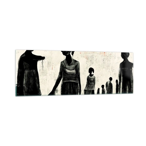 Obraz na skle - Proti samotě - 90x30 cm