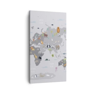 Obraz na plátně - Řekni mi, odkud jsi… - 45x80 cm