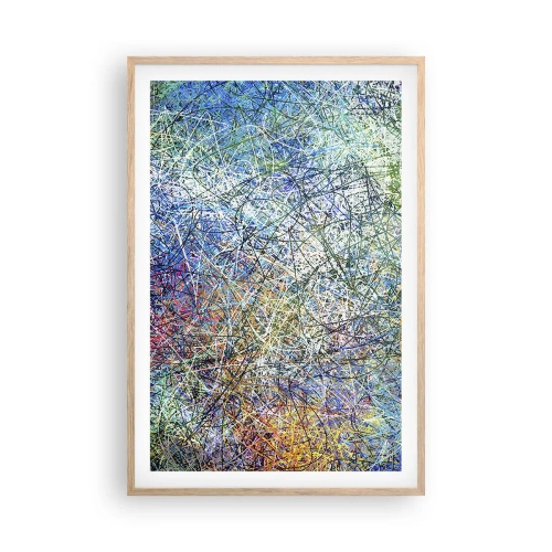 Plakát v rámu světlý dub - To není tak jednoduché - 61x91 cm