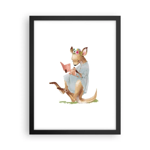 Plakát v černém rámu - Přečti mi, mami - 30x40 cm