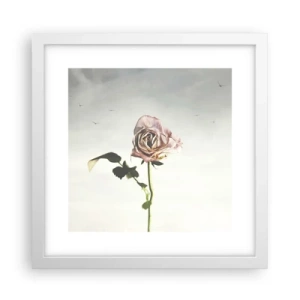 Plakát v bílém rámu - Vítání jara - 30x30 cm