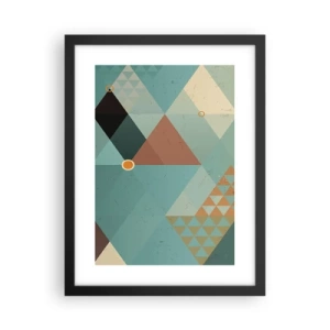 Plakát v černém rámu - Jednota mnohosti, mnohost jednoty - 30x40 cm