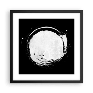 Plakát v černém rámu - Správné řešení - 40x40 cm