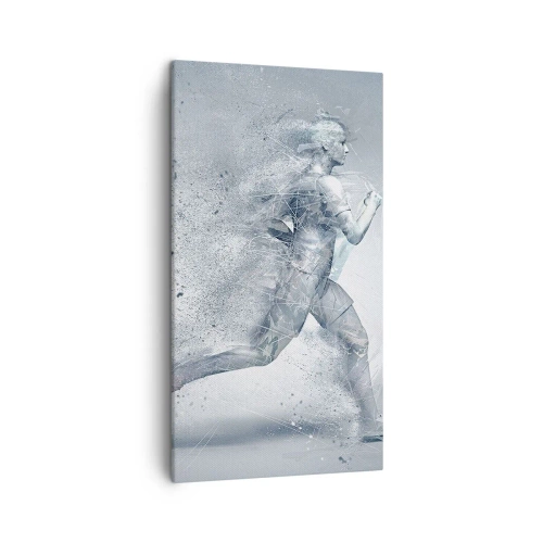 Obraz na plátně - Energie krystalicky čistá - 45x80 cm