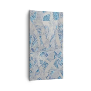 Obraz na plátně - V šedomodrém labyrintu - 65x120 cm