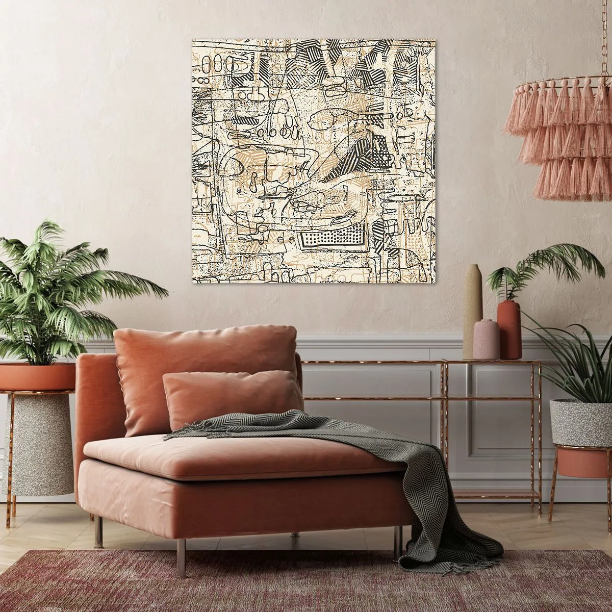 Obraz na plátně - Čeká na rozluštění - 50x50 cm