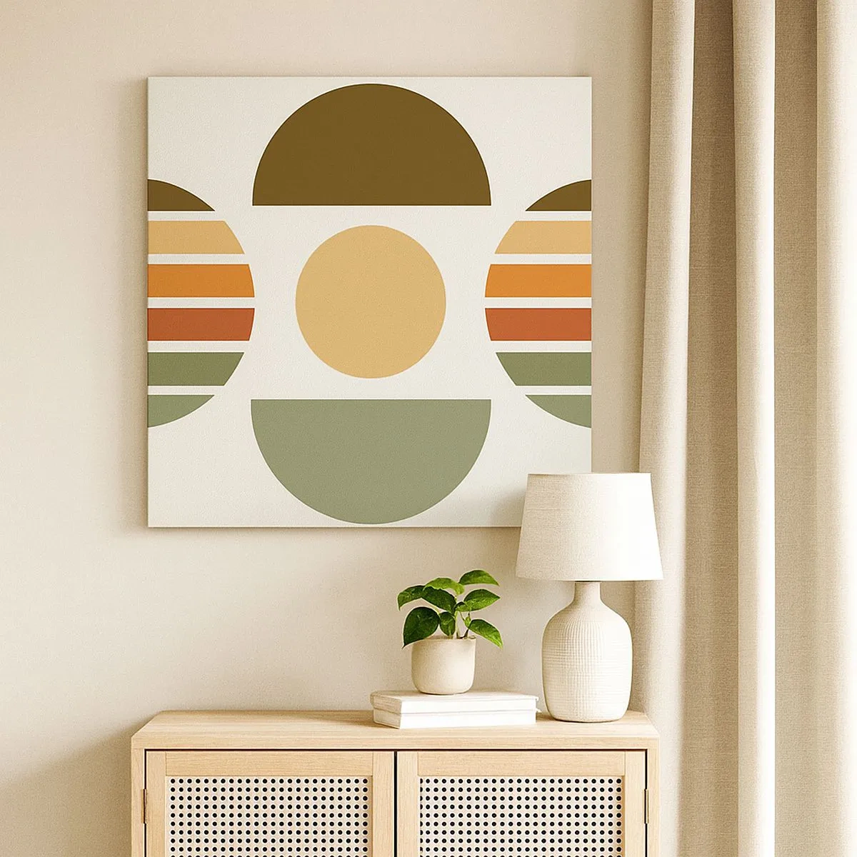 Obraz na plátně - V barvách země - 30x30 cm