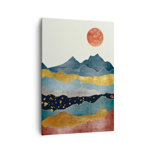 Obraz na plátně - Průřez světem - 70x100 cm