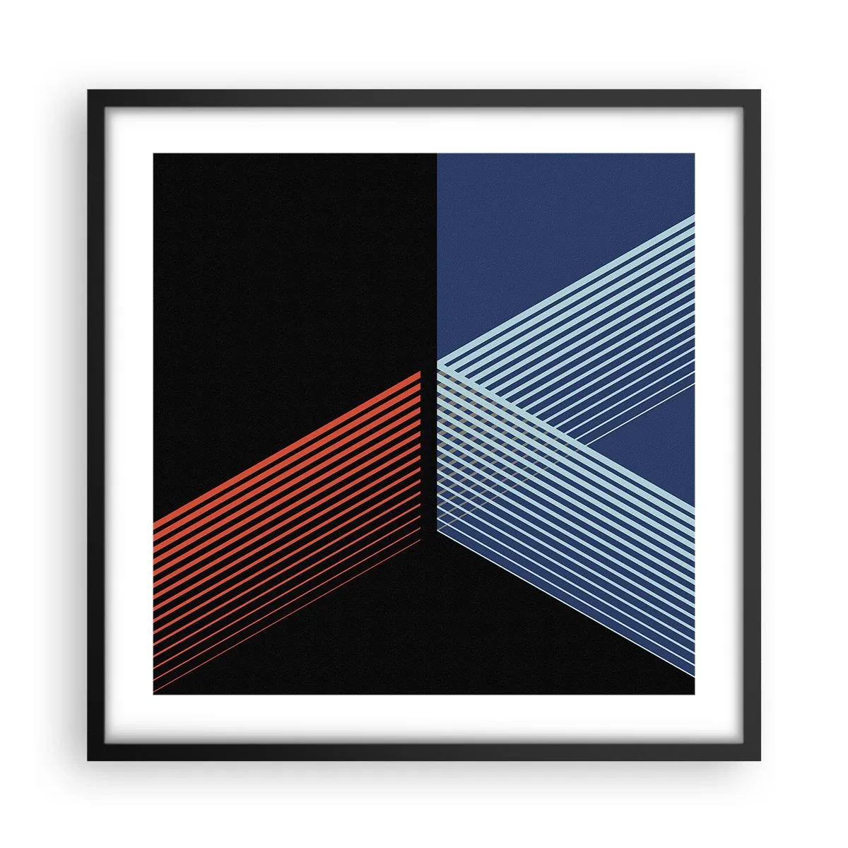 Plakát v černém rámu - Jednoduchý příběh - 50x50 cm