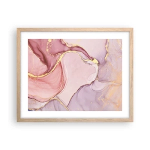 Plakát v rámu světlý dub - Mazlení barev - 50x40 cm