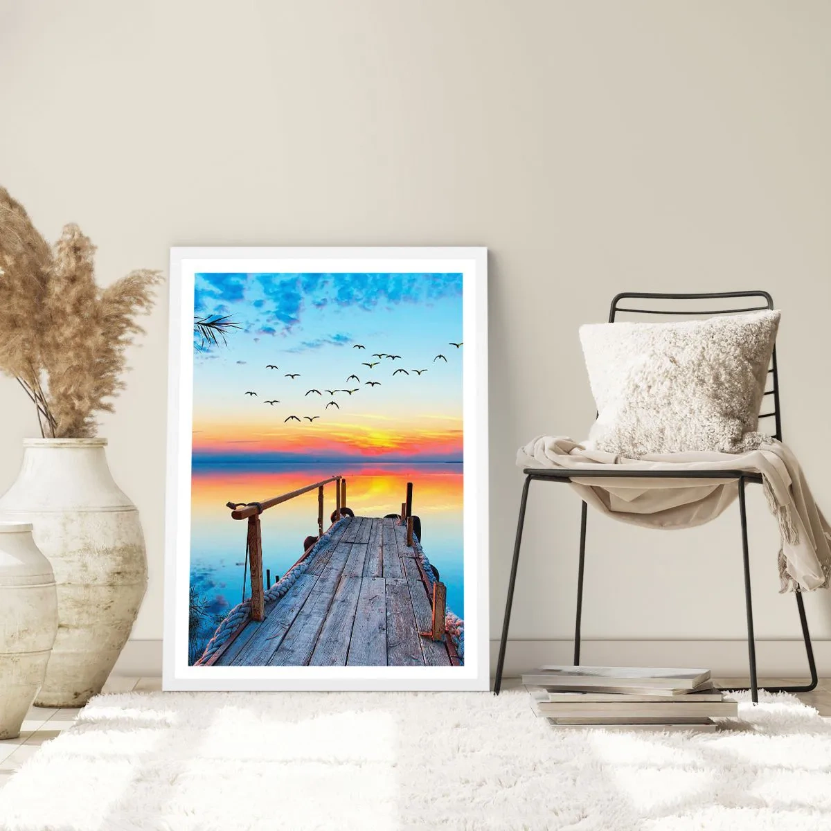 Plakát v bílém rámu - Je čas vrátit se… - 50x70 cm