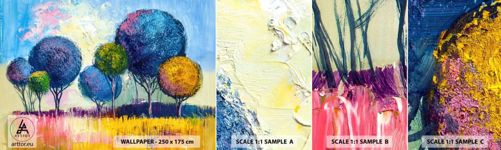 Vzor Fototapety Samolepicí Deluxe Sticker - Koule - tvar ideálu - Abstrakce, Krajina, Grafika - 100x30 cm