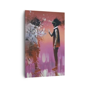 Obraz na plátně - Lze nahlédnut do sebe? - 80x120 cm