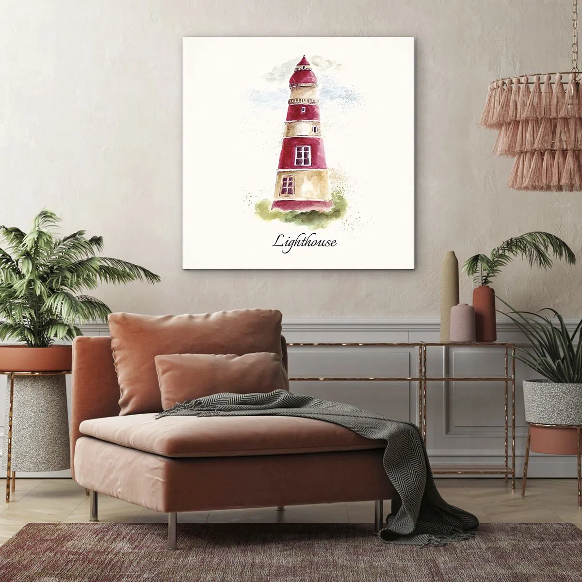 Obraz na plátně - Tady je vždy počasí - 70x70 cm