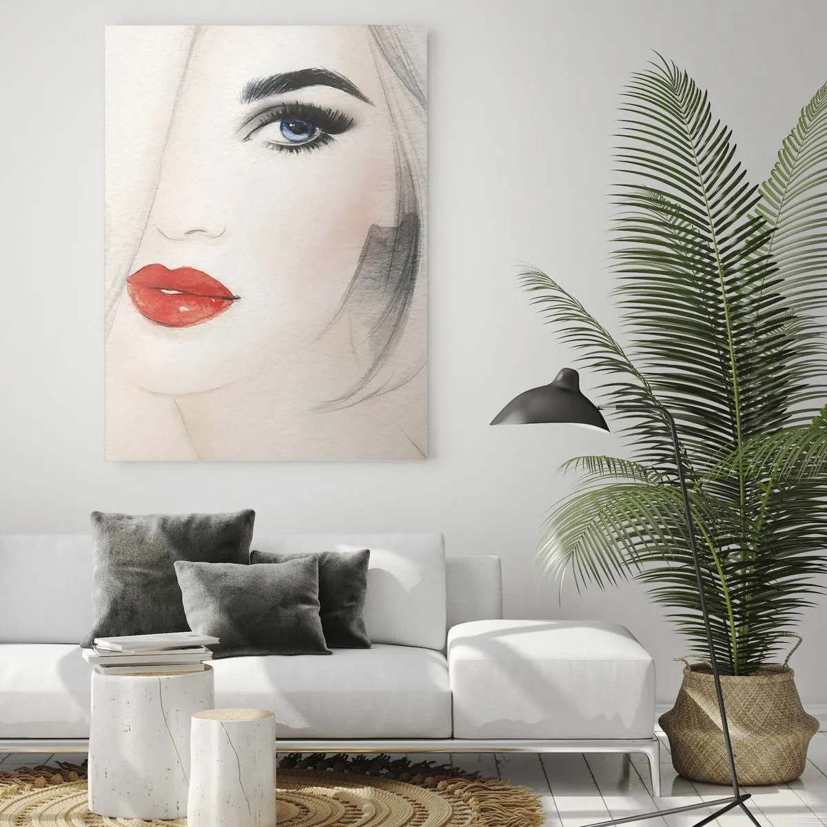 Obraz na skle - Hypnotizuje a omamuje - 70x100 cm