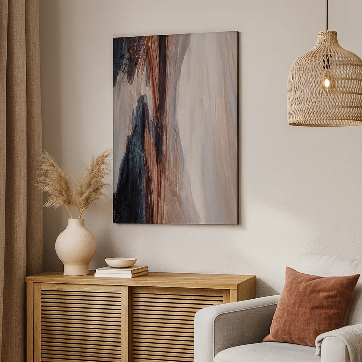 Obraz na plátně - Klidné údolí - 50x70 cm