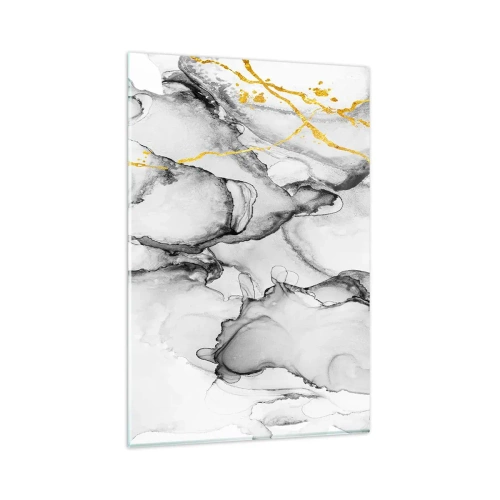 Obraz na skle - Kompozice se zlatým motivem - 80x120 cm