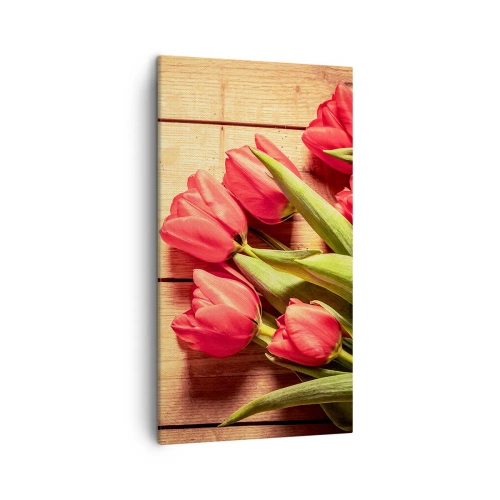 Obraz na plátně - Jarní vyznání - 45x80 cm