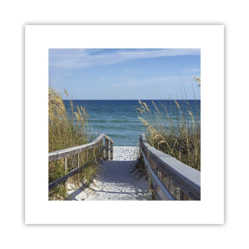 Plakát - Na slunci, ve větru - 30x30 cm