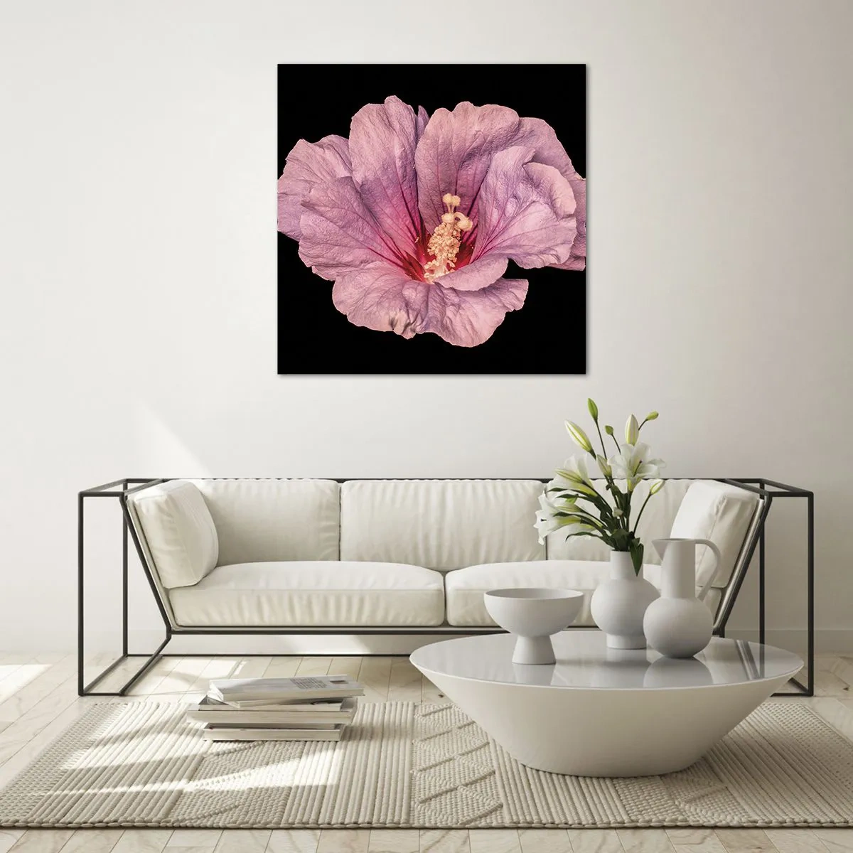 Obraz na skle - Přímo do srdce - 40x40 cm