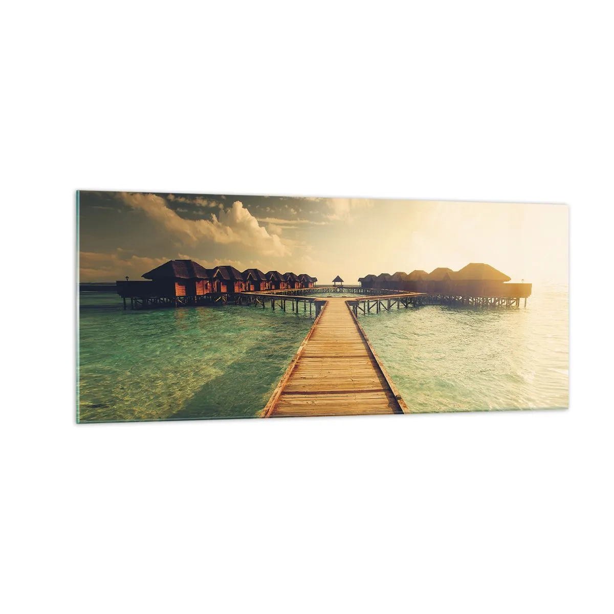 Obraz na skle - Vřelé pozvání - 100x40 cm