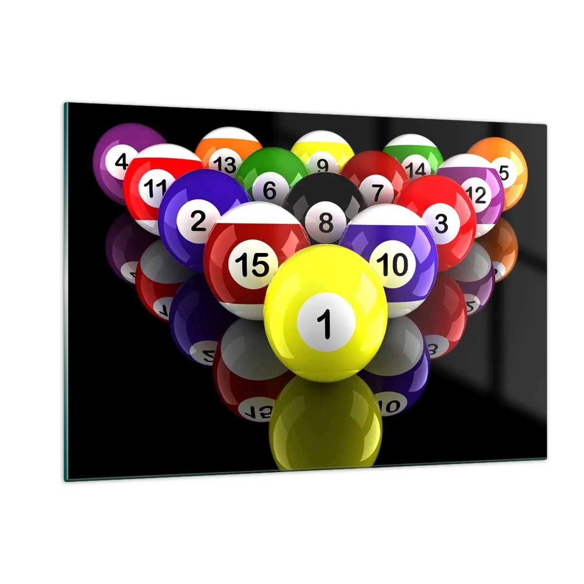 Obraz na skle - Různé barvy hry - 120x80 cm