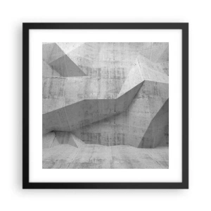 Plakát v černém rámu - Skutečná výzva - 40x40 cm