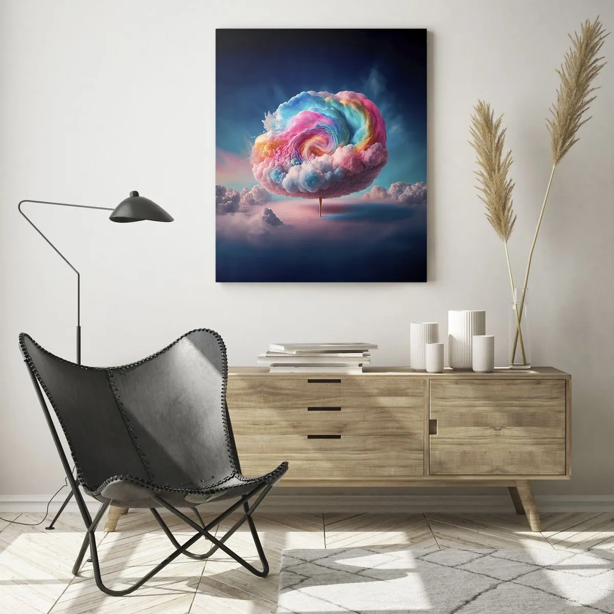 Obraz na skle - Sen o zábavním parku - 70x100 cm