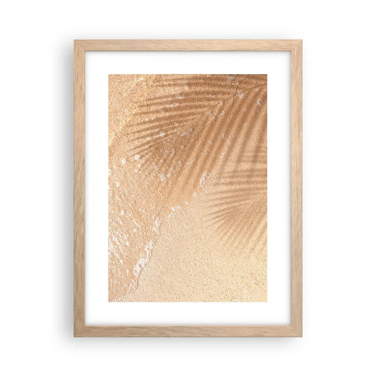 Plakát v rámu světlý dub - Stín horkého léta - 30x40 cm
