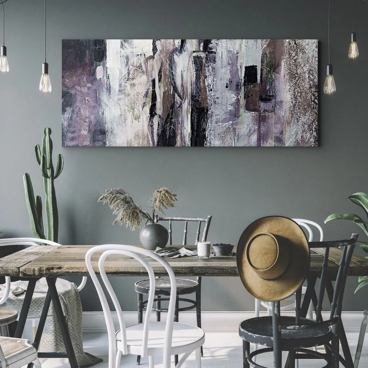 Obraz na plátně - Tajemná trojice - 140x50 cm