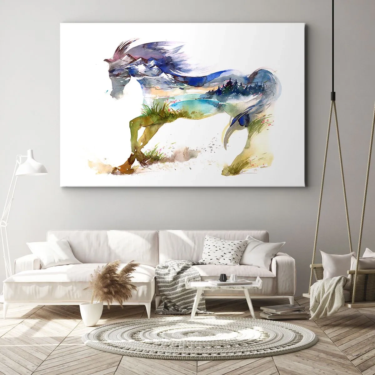 Obraz na plátně - Z louky přímo do nebe - 70x50 cm