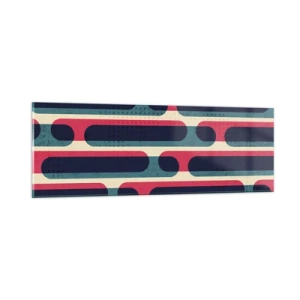 Obraz na skle - Dovnitř a dopředu - 90x30 cm