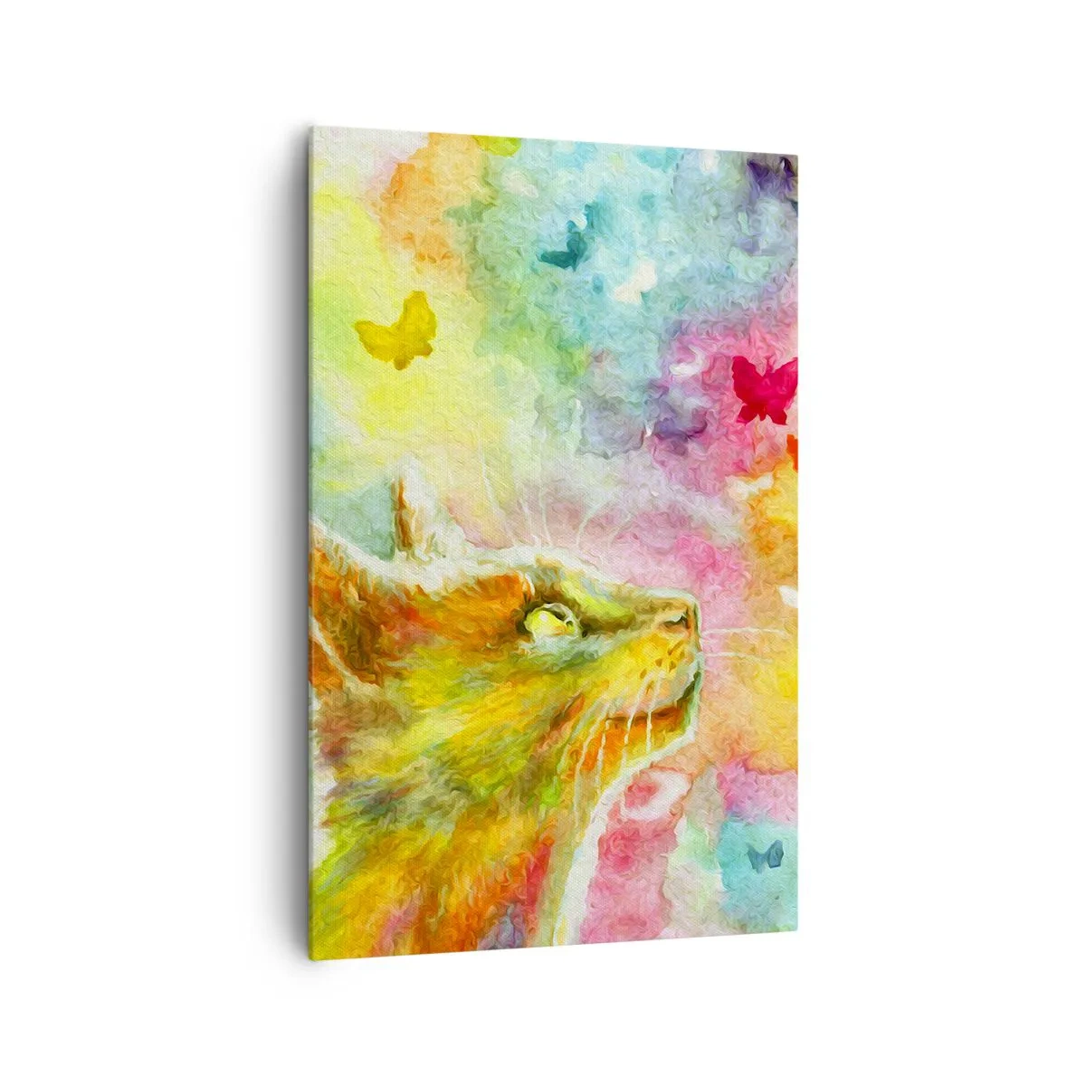 Obraz na plátně - Vymýšlí nesmysly v kočičím ráji - 80x120 cm