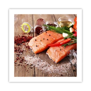 Plakát - Norské dobrodružství v kuchyni - 50x50 cm