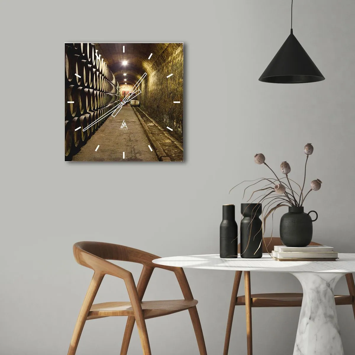 Nástěnné hodiny - Je dobré si odpočinout - 30x30 cm